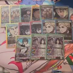 ユニオンアリーナ　進撃の巨人2　SR3枚カケあり　R１１枚