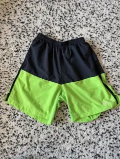 NIKE Dri-FIT ランニングショーツ Sサイズ グレー×ネオングリーン