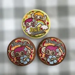 ナルミヤキャラクターズ 刺繍缶バッジビスケット デイジーラヴァーズ 3点セット