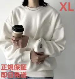 ❗️期間限定SALE❗️ノースフェイス テリー スウェットシャツ クリームXL