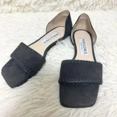 【美品】NEBULONIE.サンダル　フラット　スエード　サンダルのサムネイル
