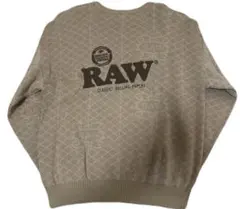 RAW 総柄ニットスウェットInterbreed（インターブリード　RAW