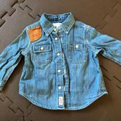 GWまでの出品。ラルフローレン デニムシャツ  9M