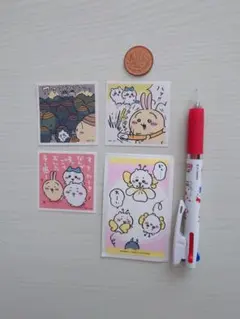 新品未使用☆ちいかわ　ステッカー 4枚セットまとめ売り　ちいかわシール