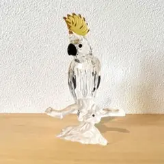 【値下げ不可】スワロフスキー バタンインコ キバタン オウム Cockatoo