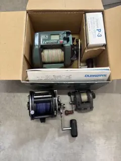 シマノ 電動丸 TM4000H 他 リール3点セットのサムネイル