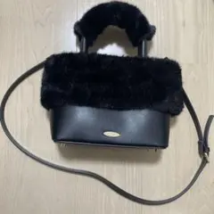 リリーブラウン　ファーバッグ