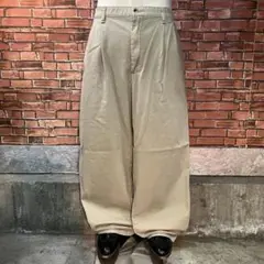 USA古着 wrangler チノパン ワイド ストレート シティ アメカジ