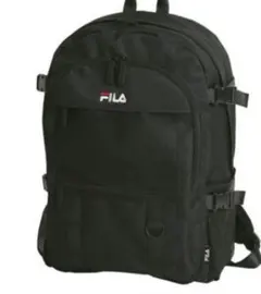 【新品】❀FILAリュック FILAロゴ刺繍 ブラック ポケット多数❀