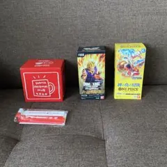 ワンピースカード 神の島の冒険　ドラゴンボールカード 誇り高き戦闘民族　box