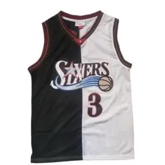 NBA フィラデルフィア 76ers アレン・アイバーソン 3番レトロジャージS