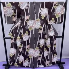 ★4244★ 浴衣 夏着物 ゆかた 濃紺