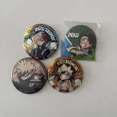 僕のヒーローアカデミア　ヒロアカ　缶バッジ　缶バッチ　出久　爆豪　轟