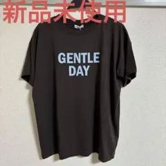 【新品未使用】しまむらHelm GENTLE DAY ロゴTシャツ ブラウンＬ