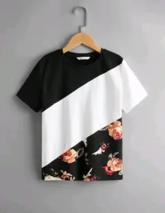 花柄 半袖 Tシャツ 子供服 140 カットソー キッズ 新品　未使用