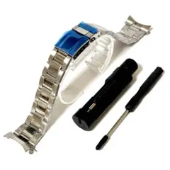 オイスター 3連 シルバー 22mm ステンレス ベルト 弓カン ブレスレット