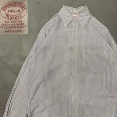 7WD660 90's USA製Brooks Brothers ストライプシャツ