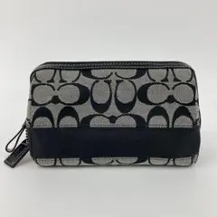 COACH コーチ シグネチャー 40026 ポーチ マルチケース 美品