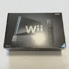 ニンテンドー Wii クロ 本体 セット 箱付き
