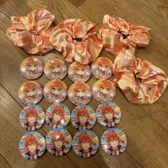 すとぷり✴︎ジェル✴︎缶バッジ&シュシュセット