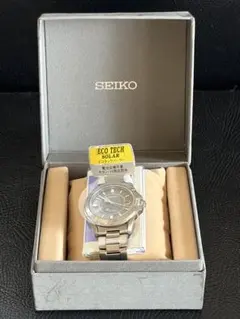 SEIKOWATCH ECOTECHSOLAR チタン10気圧防水男腕時計