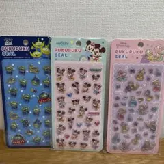 ディズニー　ぷくぷくシール　プリンセス　ミッキー　ミニー