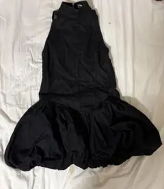 ZARA ブラック ハイネック バブルワンピース
