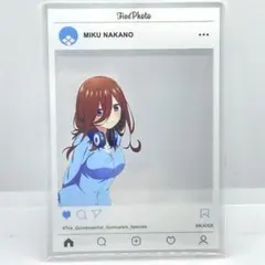 中野三玖 「五等分の花嫁∽ クリアカード」 劇場グッズ