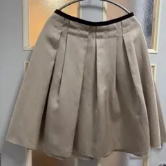LANVIN フレアスカート 38 ベージュのサムネイル