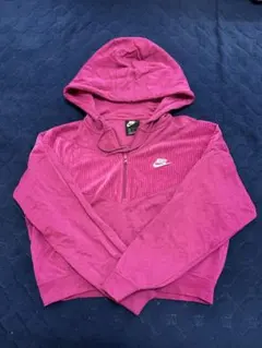 NIKE ハーフジップ パーカー ピンク M