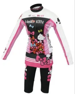 【新品】希少⭐️レア⭐️ハローキティ⭐︎サイクリングジャージ サンリオのサムネイル
