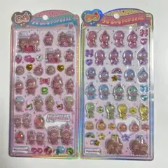 Monchhichi うるちゅるポップシール 2枚セット