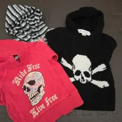 フード付きトレーナー3着