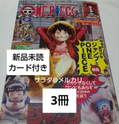 新品未読品 ワンピースマガジン 2冊 カード付き プロモ ルフィ