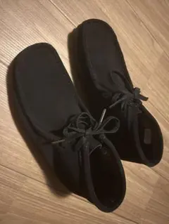 CLARKS オリジナル スエードシューズ ブラック UK8