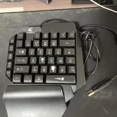 片手キーボードゲーミング