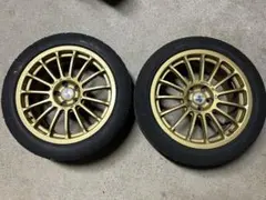 R50 t9β 225/45/17 、ホイールOZ PCD100/5穴（2本） R50 t9β 225/45/17 、ホイールOZ PCD100/5穴（2本） - メルカリ