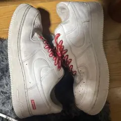 Nike Air Force 1 ホワイト Supremeシューレース