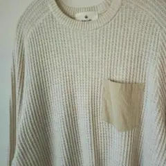 Sonny Label URBAN RESEARCH　ワッフルニット カットソー