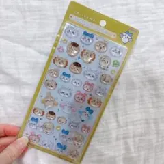 ちいかわ　第二弾　ボンボンドロップシール　シール　みんな　ニコニコ