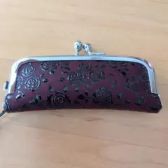 【新品未使用】印傳屋　印鑑ケース　バラ柄