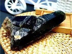 チベット産天然モリオン(黒水晶）原石YT2C3/34C06D