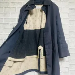 マッキントッシュフィロソフィー ステンカラーコート ネイビー S