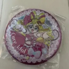 プリキュア　ＢＩＧホログラム缶バッジ　キュアアイドル