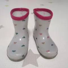 プティマイン（petit main）総柄レインブーツ 14cm