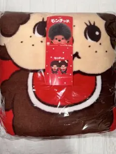 【最新】モンチッチ　ふんわりブランケット　レッド