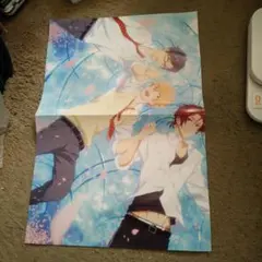 Free！　ポスター＃え+　寝転がり松岡凛側