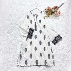 未使用タグ付き kaas by gul ahmed 刺繍ワンピース チュニック