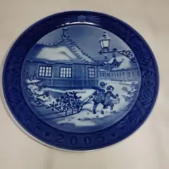 ロイヤルコペンハーゲン2005年製 デンマーク製 皿 冬の風景 - メルカリ