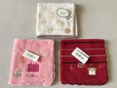 フルラ&トッカ　タオルハンカチ3枚セット♪新品未使用